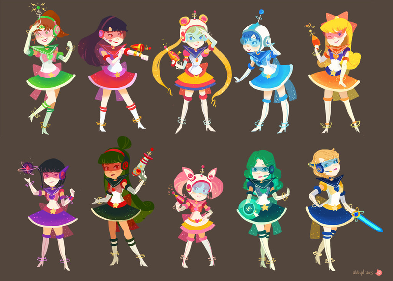 Illustration for article titled The Most Badass Sailor Moon Redesigns The Internet Has To Offer
